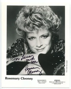 Rosemary Clooney Signed 8x10 Photo Autographed Vintage Signature Singer - Picture 1 of 2