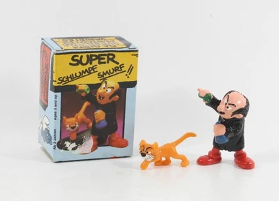 Schlumpf Schlümpfe 4.0211 Superschlumpf Gargamel und Azrael in OVP Schleich - Bild 1 von 2