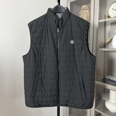 Brooks Brothers Reversible Grey Black Thermore Insulated Puffer Vest XXL Jacket - Image 1 of 4