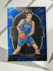 Chet Holmgren Rookie Blue Concourse 2022-23 Panini Select Thunder RC - Picture 1 of 2