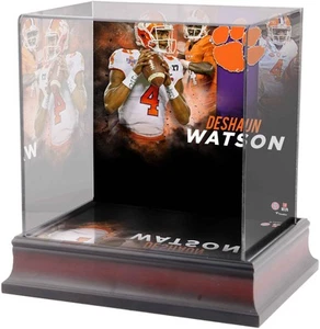 Deshaun Watson Clemson Tigers Deluxe Mahogany Mini Helmet Case - Picture 1 of 2