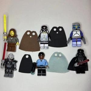 Lego Star Wars Rare Minifigure Lot Jango Fett Chrome Vader Malgus Lando Bob Used - Picture 1 of 24