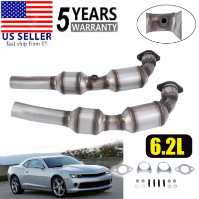 Exhaust Catalytic Converter for Chevrolet Camaro 10-15 6.2L Naturally Aspirated Foto 1 de 4