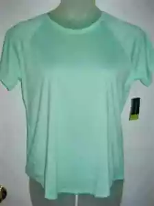 NEW Womens TEK GEAR Workout Gear Wicking Athletic Top, Green, Size SMALL - Picture 1 of 3