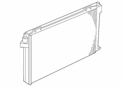 Condensador de aire acondicionado Crown Victoria Town Car 2006-2011 OEM NUEVO Ford BW7Z-19712-A Foto 1 de 2