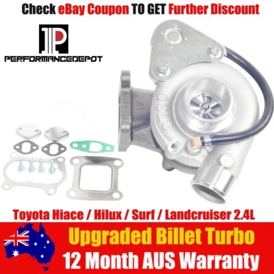 CT20 Upgrade Billet Turbo For Toyota Hiace / Hilux Surf / Landcruiser 2L-T 2.4L - image 1 of 4