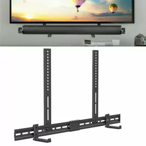 Universal Soundbar Mount Wall Bracket with/without Holes for Samsung Sony LG PC - Picture 1 of 12