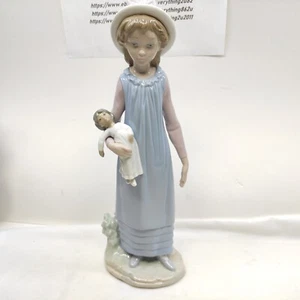 Vintage Lladro #5045 Belinda with Her Doll Glossy 11.25" Figurine. #N07 - Picture 1 of 15