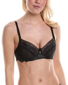 Wacoal Women's Center Stage Lace Unlined Underwire Bra, Black/Graphite, 32C - Picture 1 of 2