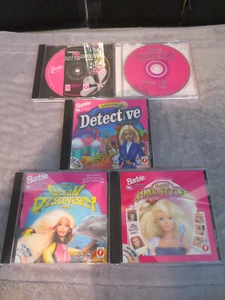 Vintage Barbie PC Software Bundle - 5 Title Lot - Picture 1 of 13