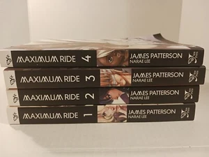 James Patterson Maximum Ride Manga Series Books 1-4 - Picture 1 of 5