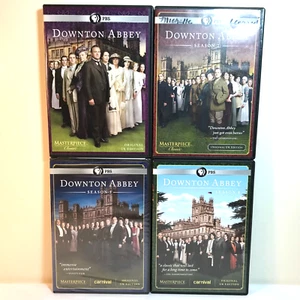 DOWNTON ABBEY: SEASONS 1-4 (DVD Lot) PBS TV Series - Drama - 1 New / 3 Used/VGC - Imagen 1 de 9