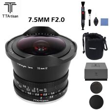 TTArtisan 7.5mm F2.0 Manual Fisheye Lens For Sony Fujifilm Nikon Leica Canon M43