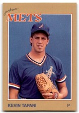 1988 Grand Slam Baseball Card Kevin Tapani b Jackson Mets #23