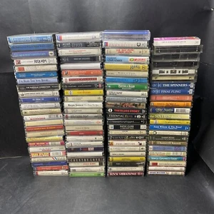 90+ Cassette Tapes Job Lot Various Genres Wholesale Job Lot Resell Stock - Picture 1 of 10