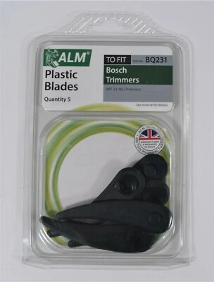 ALM Pack of 5 Plastic Blades for Bosch ART 23-18Li Trimmers  BQ231  BRAND NEW - Image 1 of 2