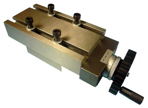 Precision Cross Slide For Lathe Mill Drill 2-3/4" x 5" Bed x 2-1/2" Travel New - Picture 1 of 8
