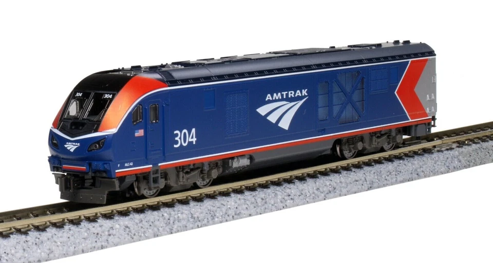 KATO 1766053DCC N Scale Siemans ALC-42 Charger Amtrak Phase VI #304 176-6053-DCC - Image 1 of 1
