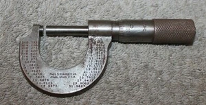 VINTAGE STARRETT MICROMETER NO. 203-C - Picture 1 of 3