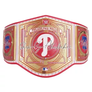 Philadelphia Phillies W W E Legacy MLB Baseball Championship belt 2mm Brass - Picture 1 of 6