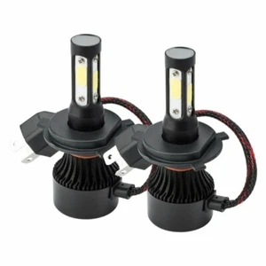 4 Side H4 LED Headlight Bulbs High/Low Beam 6500K 9003 HB2 2500W 375000LM - Picture 1 of 12