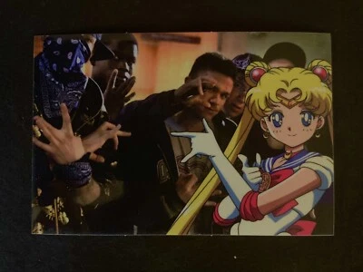 Sailor Moon Gang Sign Skate Sticker