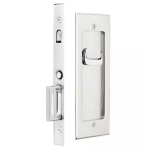 Emtek 2115US15138 Moderno Rectangular 7-1/4 Pulgadas Privacidad Mortaja Sat Nickel *NUEVO* - Imagen 1 de 10