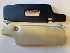 Brand New Sunvisor For BMW 3 Series E21 Cream Black & cream Color Pair 1975-1983 - Picture 1 of 9