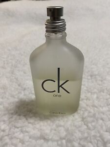 Calvin Klein CK - One Eau De Toilette EDT 3.4oz Unisex Spray Cologne - Pre-Owned