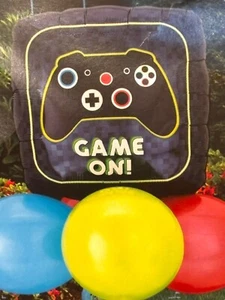 Air Filled Balloon Yard Sign Kit 62” Game On Controller Birthday, Other Events - Picture 1 of 11