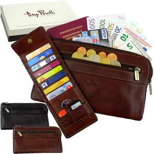Cartera TONY PEROTTI XXL bolsa bancaria cuero carpeta de banco billetera billetera - Imagen 1 de 9