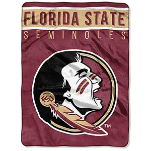 Manta de felpa Florida State Seminoles, 60”x80” - MANTA NCAA cálida y suave - Imagen 1 de 3