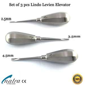 3 Stück Dental Wurzelaufzüge Oralchirurgie PDL Luxating LINDO LEVIEN NATRA - Bild 1 von 4