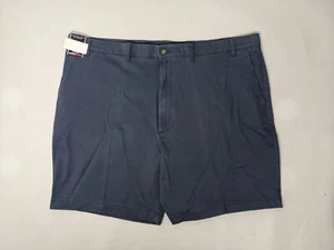 Clearance - Taglia 44 Big Roundtree & Yorke Casuals Chino Flat Shorts 9"I Indaco - Foto 1 di 8