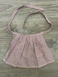 AMERICAN GIRL DOLL KIRSTEN MEET OUTFIT REPLACEMENT STRIPED APRON EC - Picture 1 of 2