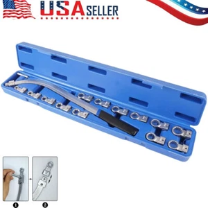 15PC Universal Auxiliary Idler Belt Tensioner Pulley Removal Tool Kit Wrench Set - Picture 1 of 16