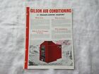 Gilson air conditioner brochure