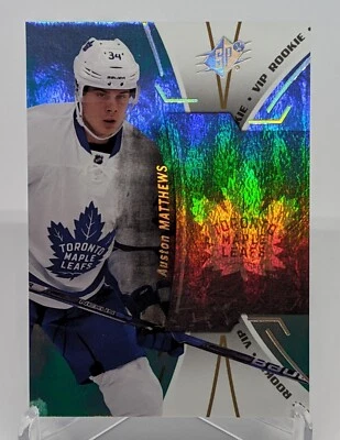 2016-17 Upper Deck SPx VIP Achievements Rookie Auston Matthews #VIP-AM RC RARE - Image 1 of 2