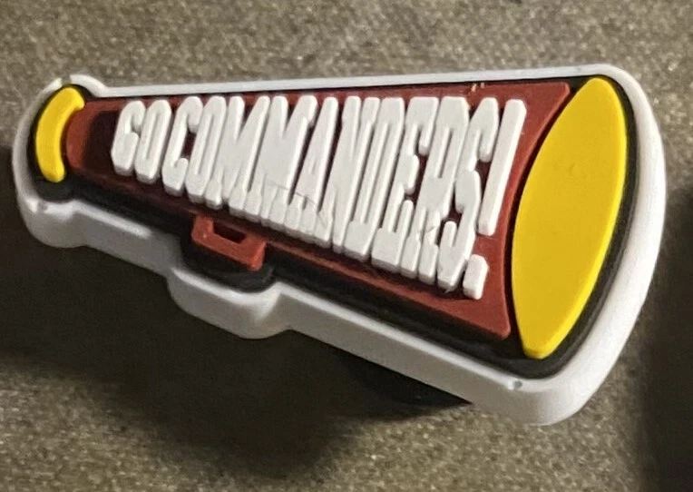 Washington Commanders Silicona Zapato Charm, 5 por $5, leer descripción botón bac Foto 1 de 1