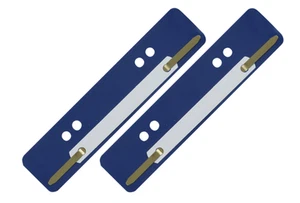 100 St Aktendulli Kösterstreifen Heftstreifen kurz 3,5x15 cm DIN A4+A5 dklblau - Bild 1 von 1