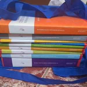 ATI Content Mastery Series Review Modules SET 9 Books Study Test RN Nursing - Picture 1 of 1