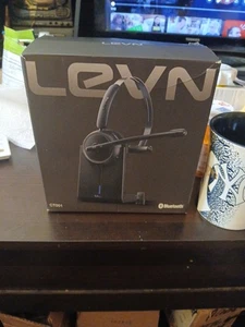 LEVN AI Noise Cancelling Wireless Headset Black Norma - Picture 1 of 5