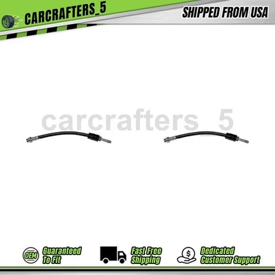 2 mangueras hidráulicas de freno trasero para BMW Serie 1 M 2011 3,0 L Foto 1 de 4