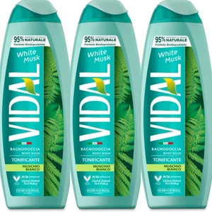 OFFERTA 3 PEZZI - VIDAL BAGNOSCHIUMA TONIFICANTE MUSCHIO BIANCO 500 ML - Foto 1 di 2