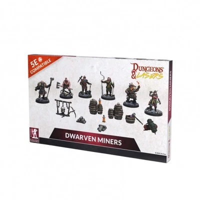 ARCHON STUDIO Dungeons and Lasers - Dwarven Miners