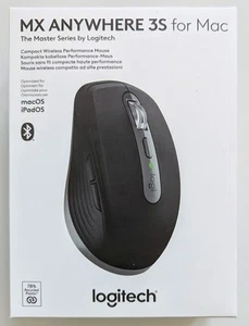 New LOGITECH MX Anywhere 3S for Mac Bluetooth Wireless Mouse - Space Grey - Photo 1/4