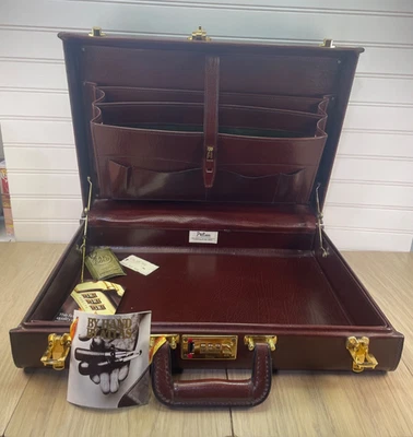 NOS Vintage ATLAS Philadelphia Leather Briefcase - Lawyer/Businessman (READ) - Image 1 of 4
