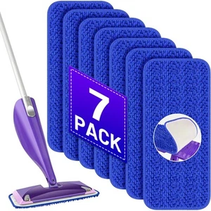 Reusable Mop Pads Compatible with Swiffer Wet Jet Mop- Wet Pads Refill Wet Dr... - Picture 1 of 7
