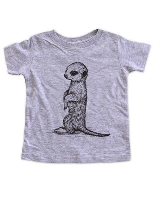 Body bebé animal viaje zoológico cumpleaños suricata niño, camisa juvenil Foto 1 de 3