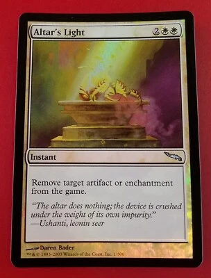 1x Altar's Light | FOIL | Mirrodin | MTG Magic Cards - Image 1 of 4